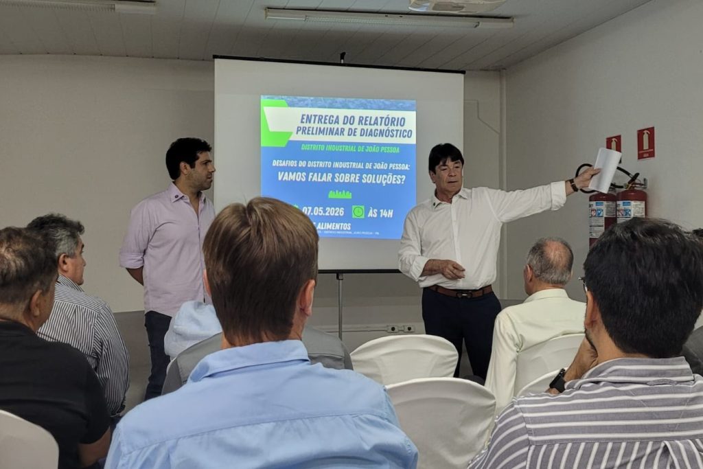 Presidente da FIEPB recebe diagnóstico de empresários e reafirma apoio para a revitalização do Distrito Industrial de JP
